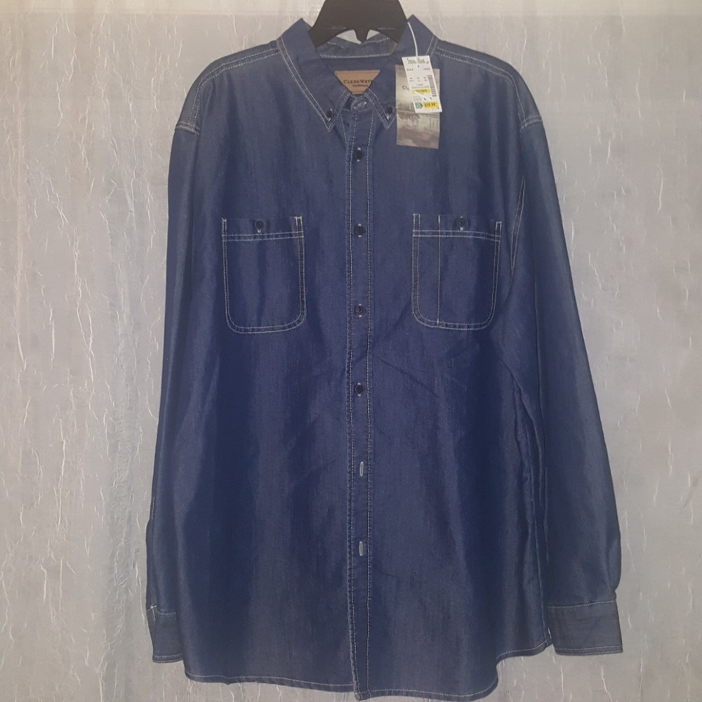 Men's jean shirt